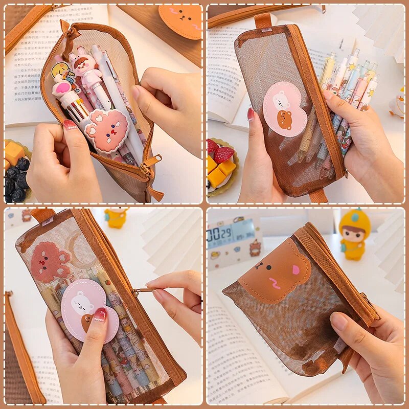 Kawaii Transparent Mesh Bag