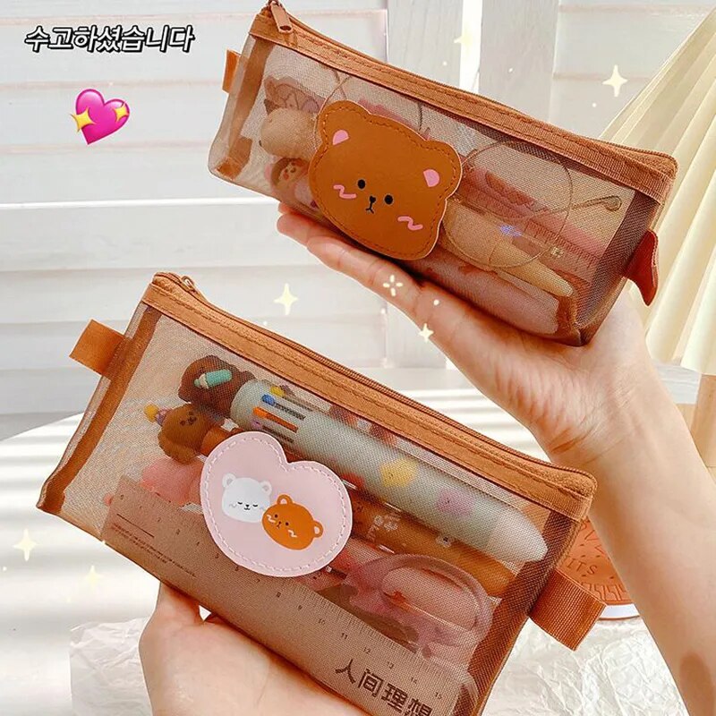 Kawaii Transparent Mesh Bag